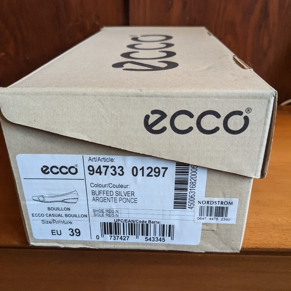 Silver Ecco Flats - image 7